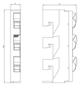 SIEMENS Sicherheitsschalter 30 A 3p IP00 3NW7431-0HG f.Sammelschienen