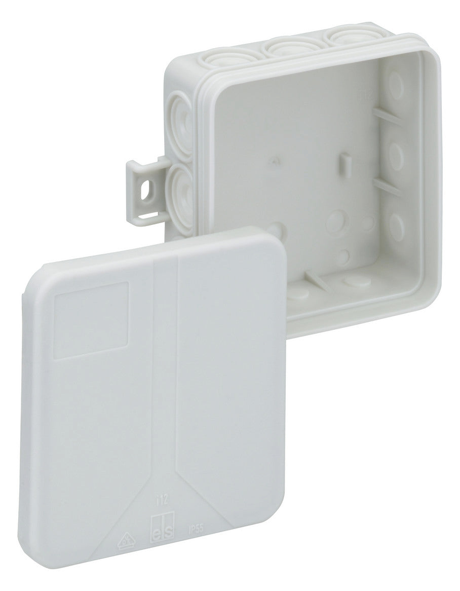 SPELSBERG Abzweigdose IP55 2,5qmm Kst i 12-L 85x85x37mm quadrat Wand/Decke
