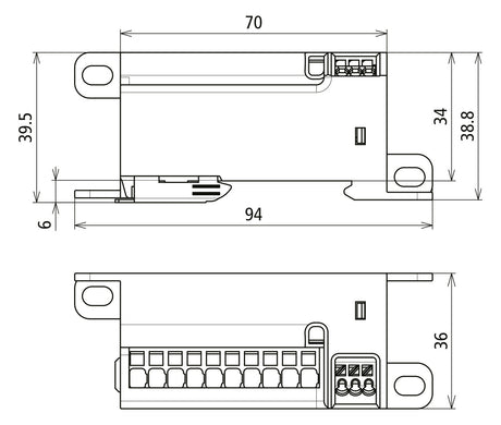 DEHN SE Überspannungsableiter 230VAC DCOR 3P TT 275 FM Netzform-TN-S/TT TS35