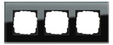 GIRA Rahmen 3f sw glas Esprit 021305