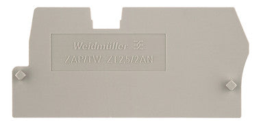 WEIDMÜLLER Abschl/Zwischenplatte bg ZAP/TW ZT2.5/2AN
