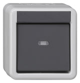 GIRA Tastsensor KNX AP gr 1f 1pkt WG 515130 inkl.Ankoppl