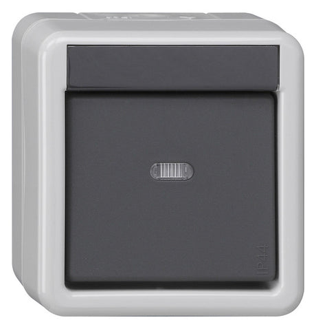 GIRA Tastsensor KNX AP gr 1f 1pkt WG 515130 inkl.Ankoppl