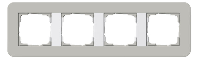 GIRA Rahmen 4f gr/rws Kst Gira E3 0214412