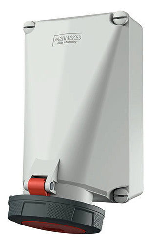 MENNEKES CEE-Steckdose 5p 125A 6h IP67 143 400V/rt AP Schraubkl Kst