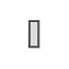 SIEDLE Rahmen-Türstation 3f UP dgr Alu KR 611-3/1-0 DG 331x131x15mm