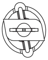 WALRAVEN Schiebemutter RapidRail M10 29x29x15 ev - für Schienen RapidRail