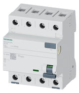 SIEMENS FI-Schutzschalter A 4p 440V 63A 5SV3346-6KL 0,03A 4TE REG 10kA 1kA/stoß