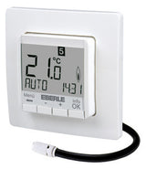EBERLE Raumthermostat 230V 16A Schließer FIT 3 F / weiß IP30 m.Display