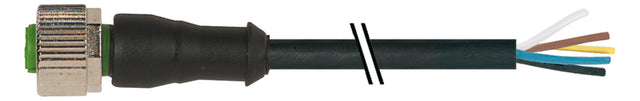 MURR Sensor-Aktorkabel 5p 5m M12 Female 7000-12241-7320500 ger fr.Ende PUR hfr