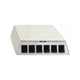 RUTENBECK Patchpanel AP 6Ports Cat6 PP-UM A-6 Ap rw Schirm RAL9010