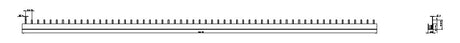 SIEMENS Phasenschiene 3ph 18mm 1016mm 5ST3740 10qmm 63A Stift isol
