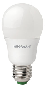 MEGAMAN LED-Lampe E27 A60 9,5W 2800K ws MM21098 810lm F opal dim 330° AC