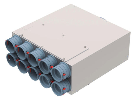 HELIOS FRS-VK 10-75/160 Verteilerkasten 10 x DN75, 1 x DN160