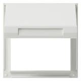 GIRA Zentralplatte Klapphaube 1f ws TX_44 065466 Schraubbef Klappd