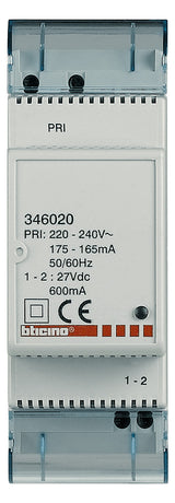 LEGRAND Lade-Netzteil Türstat 27V AC Bus Bticino 346020 IP2X