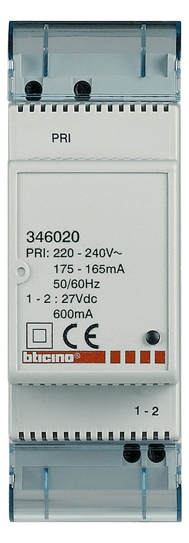 LEGRAND Lade-Netzteil Türstat 27V AC Bus Bticino 346020 IP2X
