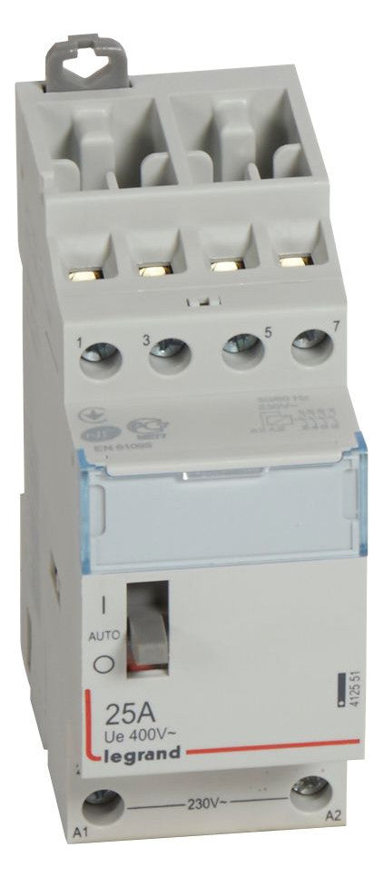 LEGRAND Installationsschütz 25A 230V/AC CX3 Legrand 412551 400V/AC 4S 3000W/AGL