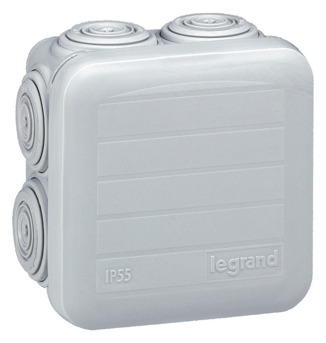 LEGRAND Abzweigdose IP55 20qmm quadrat Plexo Legrand 092005 65x65x40mm Kst hfr