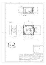 SPELSBERG Leergehäuse Kst IP66 ET24mm TK PC 55-4-tv B50xH52xT35mm geschl