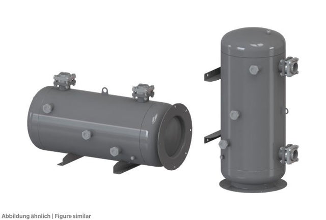 Flüssigkeitssammler FBU-570 570 Liter stehend+liegend, 33bar, o. Anschl.-Vent.