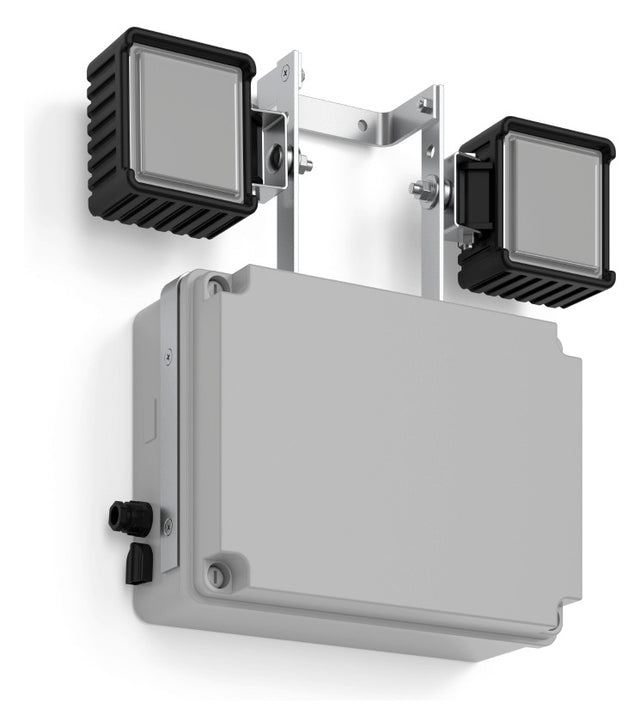 RZB LED-Sicherheitsleuchte 72W 6500K PowerboxFlood 672197.009 2400lm Wandanb