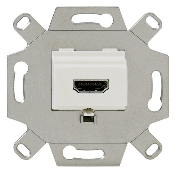 RUTENBECK Einsatz HDMI 1f rws Schraubbef KM-HDMI Up 0 rw ohne Beschriftungsfeld