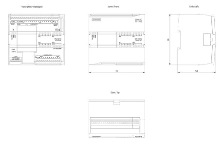 SIEMENS SPS-Steuerung kompakt 14digiEing 6ES7214-1AG40-0XB0 20,4-28,8VDC