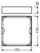 LEDVANCE Aufbaurahmen ws ST DL SLIM FRAME SQ 155 WT