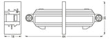 LEDVANCE Kupplung/Verbinder ger ws 64mm Tracklight Linear Connector White