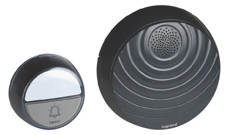 LEGRAND Funk-Gong 4,5-3V/DC 80dB elektr Legrand 094253 Kst IP20 anth