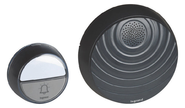 LEGRAND Funk-Gong 4,5-3V/DC 80dB elektr Legrand 094253 Kst IP20 anth