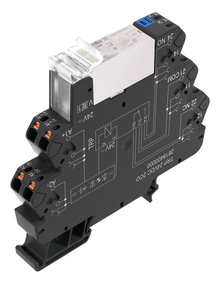 WEIDMÜLLER Schaltrelais 1W IP20 TRP 24VDC 1CO 16A 12,8x89,4x87,8mm