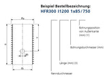Hauff Fundamentrohr HFR500 l800 1x85/600 | 918000200