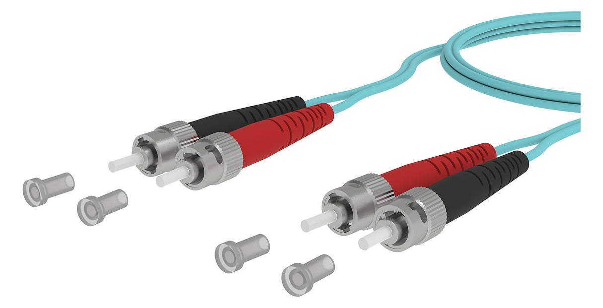 METZ CONNECT LWL-Patchkabel ST 50/125 5m 151J1AOAO50E OM3 tk