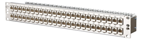 METZ CONNECT Patchpanel 48Ports 1,5HE 130924-E 48Ports Cat6A Schirm edst