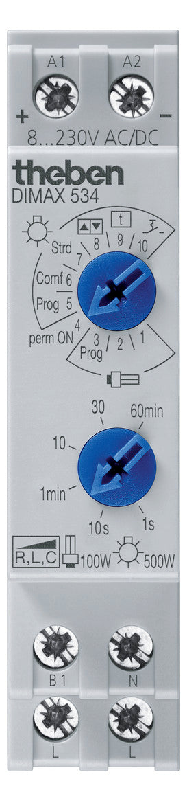 THEBEN LED-Tastdimmer 0-400W REG DIMAX 534 plus Lichtwertspeicher