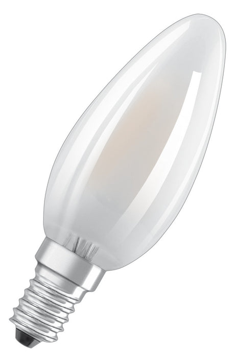 OSRAM LED-Kerzenlampe FM E14 B35 4W ws E LED Base Classic B 40 Fil 4.2W 827 2700K