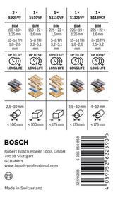 BOSCH-EW Sägeblatt Sortiment 6st SÄGEBLATTSATZ R Säbelsägeblätter
