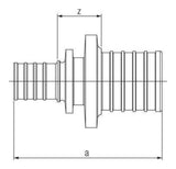 Rehau Kupplung RAUTITAN RX+ 40 x 25 mm | 14563951001