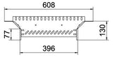 BETTERMANN Anbau-Abzweigstück ST vz RAA 640 FT 60x400mm int.Verb