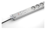 BACHMANN Steckdosenleiste 19 1HE 230V 333.402 Überspannungskategorie: 3 LED
