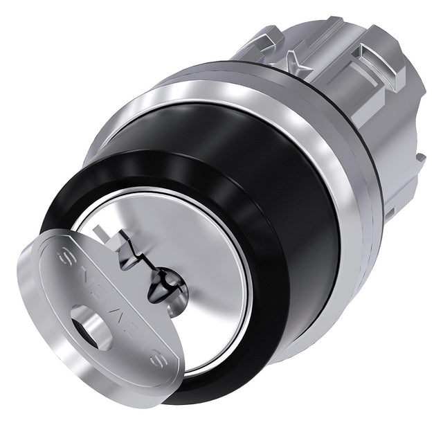 SIEMENS Schlüsselschalter 2stuf rechteck 3SU1050-4BF11-0AA0  22mm 29,45x49,5mm