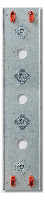 SIEDLE Adapter 4f UP gr ST 84x392x30mm VA/GU 514-0 Diebstahlsich.integrb