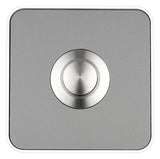 GROTHE Klingeltaster Kst edst/ws AP Piccolo Piazza ws V2A rechteck