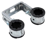 WALRAVEN Rohrschelle Duplo sv 1/2'-22 mm DIN 4109 EPDM schwarz