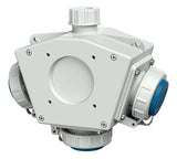 MENNEKES Energiewürfel Kst gr IP68 DELTA-BOX 10859 3Steckd