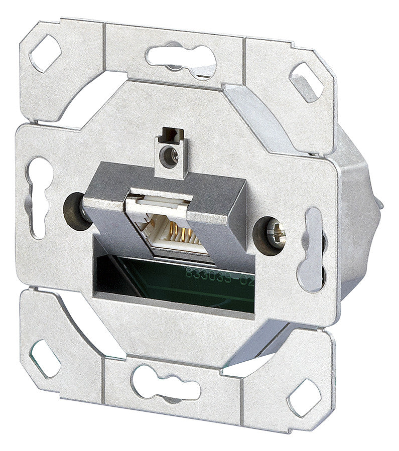 METZ CONNECT Anschlussdose Cat6A 1xRJ45 130C371200-I Kanaleinb schräg LSA