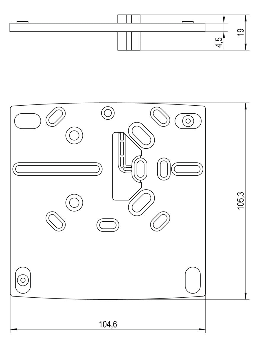 Alre-It Adapterplatte JZ-17 | MN990001