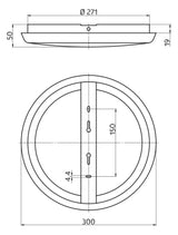 BEG LED-Kunststoffleuchte 25W 3000-5700K AL8-25-300-LED-3C-HF 2120lm ws Konv